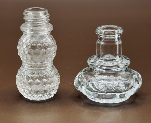 Vintage pair small - of, glass